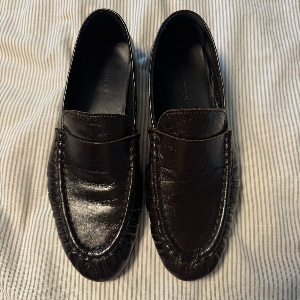Banana Republic Brown Leather Penny Loafers